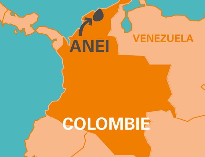 Carte de la Colombie, Cooperative ANEI